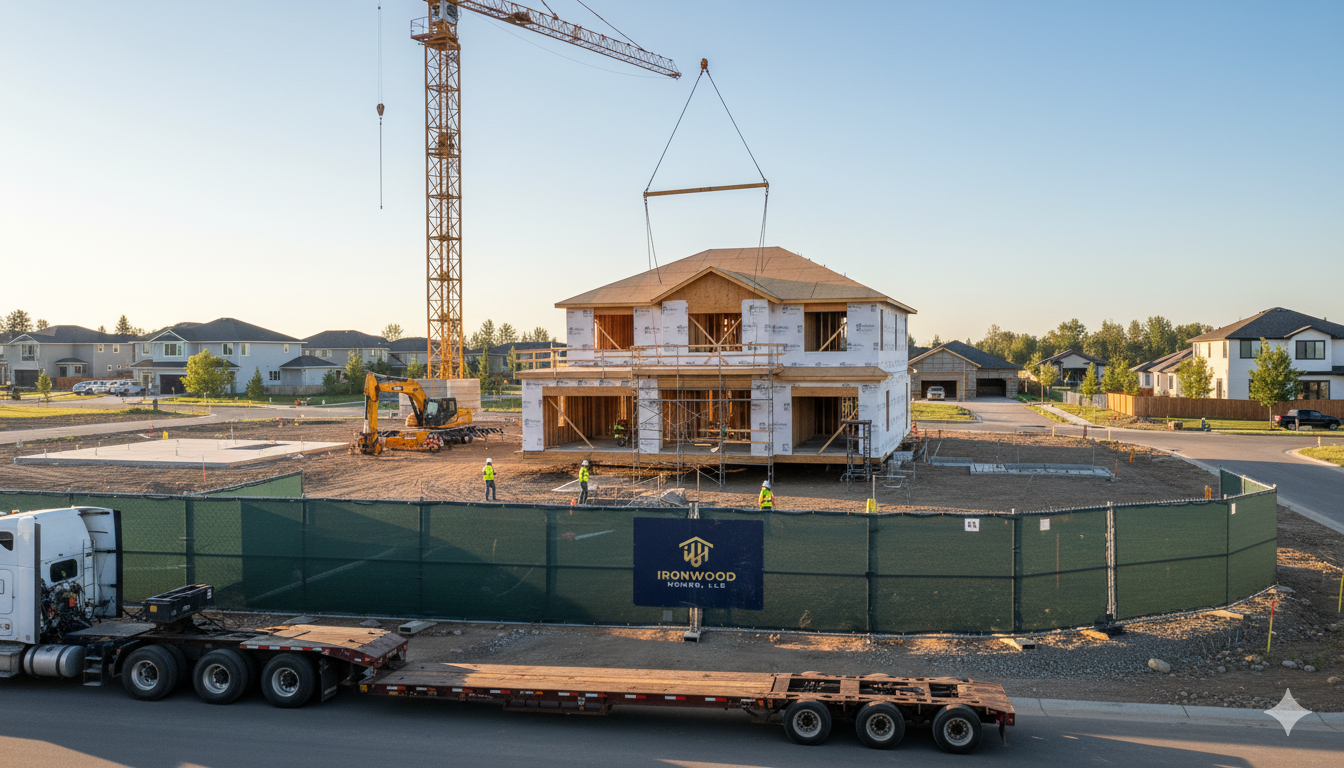 Ironwood Homes construction site